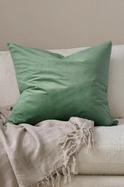 Best Ellos Home Pudebetræk Nora i velour Kakigrøn
