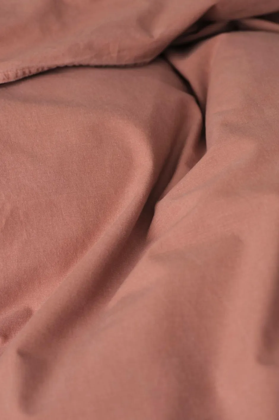 Ellos Home Pudebetræk Rania i vintagevasket bomuld Rustpink
