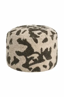 New Ellos Home Puf Cowlow Brun / creme