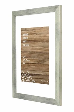 Outlet Ellos Home Ramme Stilren med plexiglas. Sølvfarvet