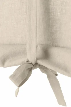 Discount Ellos Home Roll up-gardin Elly i genanvendt halvlinned Linen beige