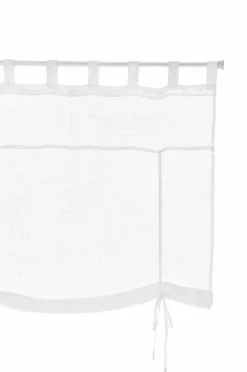 Outlet Ellos Home Roll up-gardin Lara Mat hvid hvid