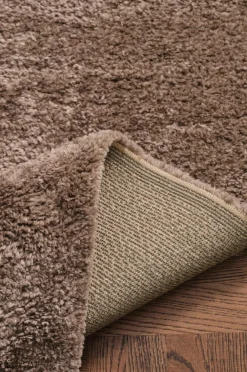 Best Ellos Home Ryatæppe Desio Shaggycarpet Brun