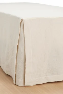 Discount Ellos Home Sengekappe Candela i musselin 52 cm Lysbeige