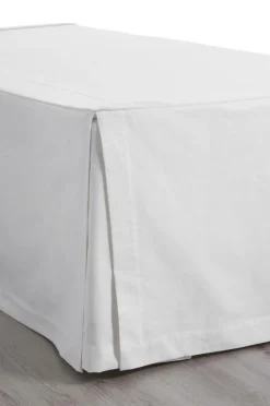 Sale Ellos Home Sengekappe Shelby, højde 52 cm White mdf/metal