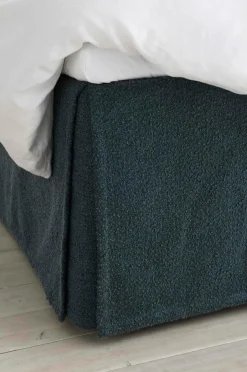 Sale Ellos Home Sengekappe Altro i bouclé, højde 52 cm Tordenblå