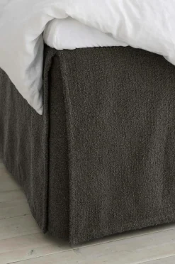 Clearance Ellos Home Sengekappe Altro i bouclé, højde 60 cm Cognac