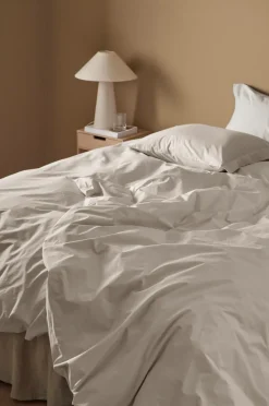 Ellos Home Sengesæt Crystal i bomuldspercale 2 eller 3 stykker Sandbeige