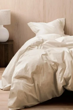 Sale Ellos Home Sengesæt Juliette af økologisk bomuld - 2 eller 3 dele Lys beige