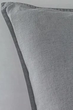 Outlet Ellos Home Sengesæt Rania i vintagevasket bomuld Light grey (Cool grey)