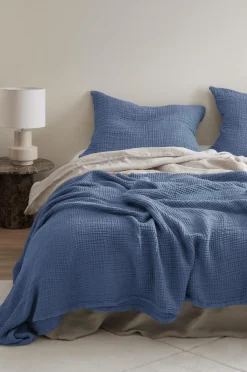 New Ellos Home Sengetæppe Candela Blå