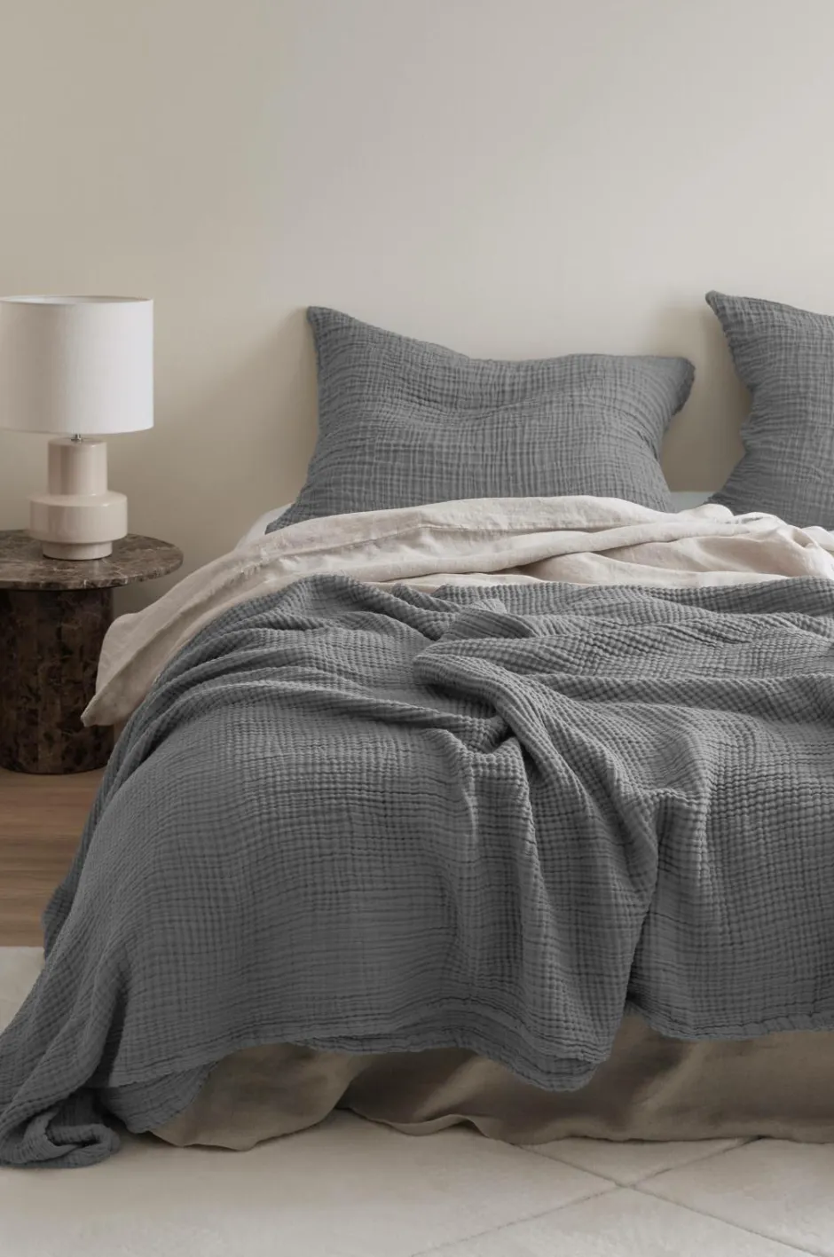 Discount Ellos Home Sengetæppe Candela Vulcano Roca-keramik