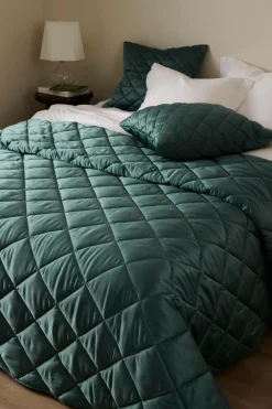 New Ellos Home Sengetæppe Meja Blågrøn