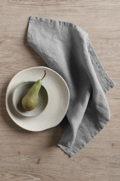 Discount Ellos Home Serviet Malva 2-pak i 100% hør Grå