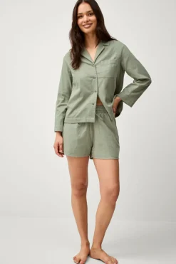 Best Ellos Home Shorts Candela Peached Kakigrøn