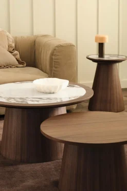 Sale Ellos Home Sidebord Tiffty Ø40 cm Brun
