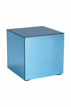 Best Ellos Home Sidebord Kube med spejlglas Lyseblå