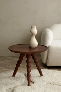 Outlet Ellos Home Sidebord Flingan Diameter 51 cm Brun