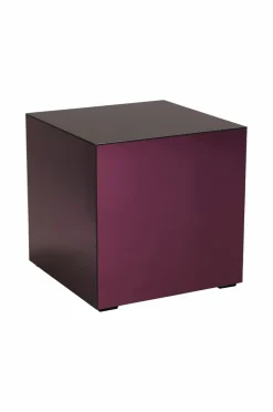 Outlet Ellos Home Sidebord Kube med spejlglas Lilla