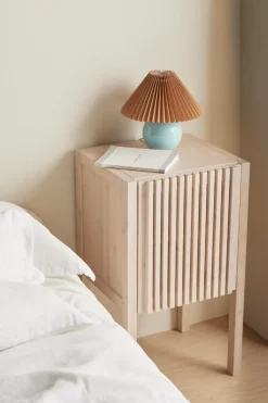 Sale Ellos Home Skab / Sengebord Stripe Mat sand mat sand
