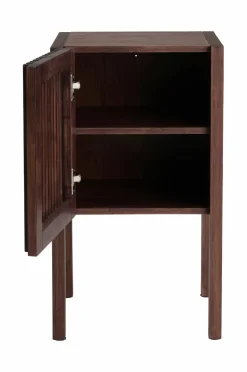 Best Ellos Home Skab / Sengebord Stripe Brun