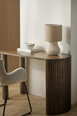 Discount Ellos Home Skrivebord/sidebord Bisselina Brunvokset