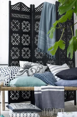 Hot Ellos Home Skærmvæg Snidad Antikhvid