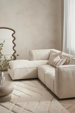 Outlet Ellos Home Sofa Bina 3-pers. med venstrevendt chaiselong Lys beige