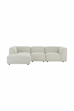 Outlet Ellos Home Sofa Bina 3-pers. med venstrevendt chaiselong Lys beige