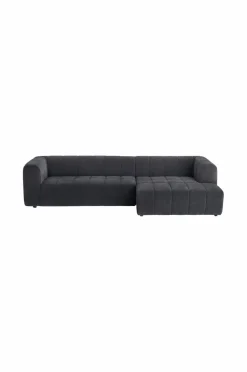 Sale Ellos Home Sofa Corvetta 4-personers med Chaiselong Gråblå