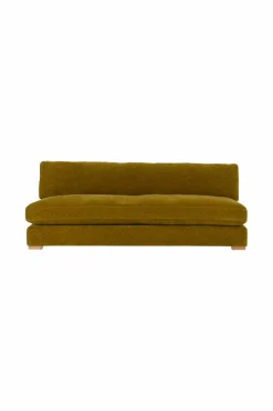 Online Ellos Home Sofa Midi 3-pers. Sennepsgul velour