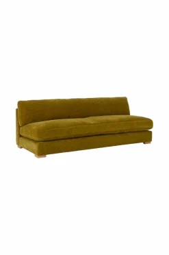 Online Ellos Home Sofa Midi 3-pers. Sennepsgul velour