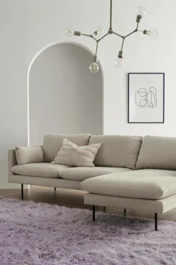 Online Ellos Home Sofa Sindra 3-pers. med chaiselong Sandbeige