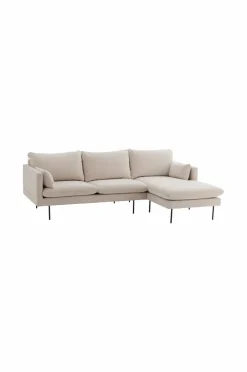 Online Ellos Home Sofa Sindra 3-pers. med chaiselong Sandbeige