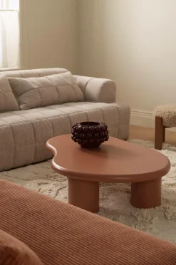 Discount Ellos Home Sofabord Sorbe 118x80 cm Brunrosa