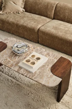 Outlet Ellos Home Sofabord Leonina 120x60 Brun/beige