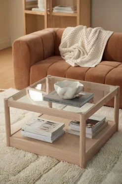 Discount Ellos Home Sofabord Class 75x75 cm Askefinér