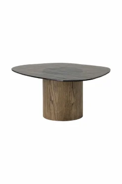 Outlet Ellos Home Sofabord Circo 89x74 cm Valnøddebrun