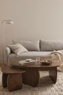 Discount Ellos Home Sofabord Mushroom sæt med 2 stk. Mørkebrun