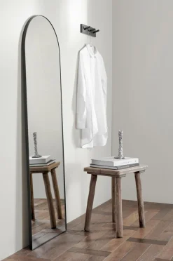 Sale Ellos Home Spejl Valv 150x50 cm Sort