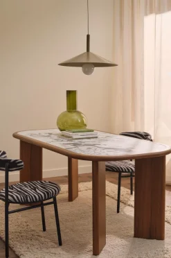 Clearance Ellos Home Spisebord Multika 180x90 cm Brun / marmor