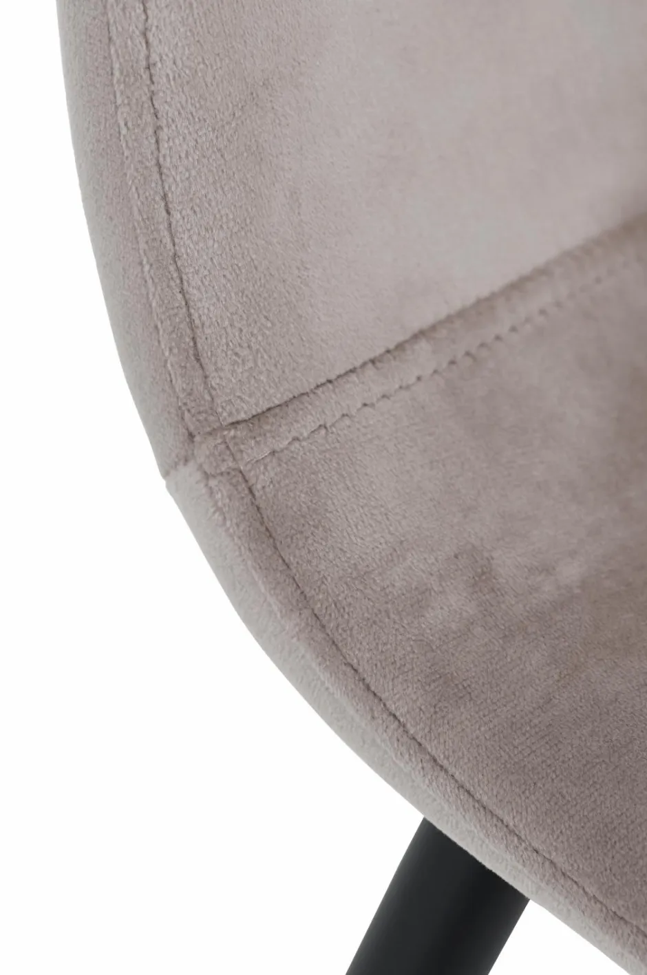 Discount Ellos Home Spisebordssæt Gilda med 1 bord og 4 stole Brunt bord/beige stole