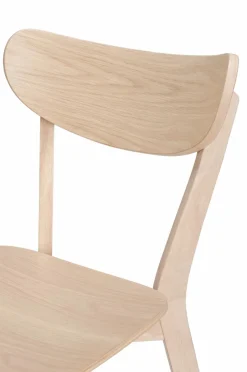 Discount Ellos Home Spisegruppe Ridney med 1 bord + 4 stole Vitlaserad