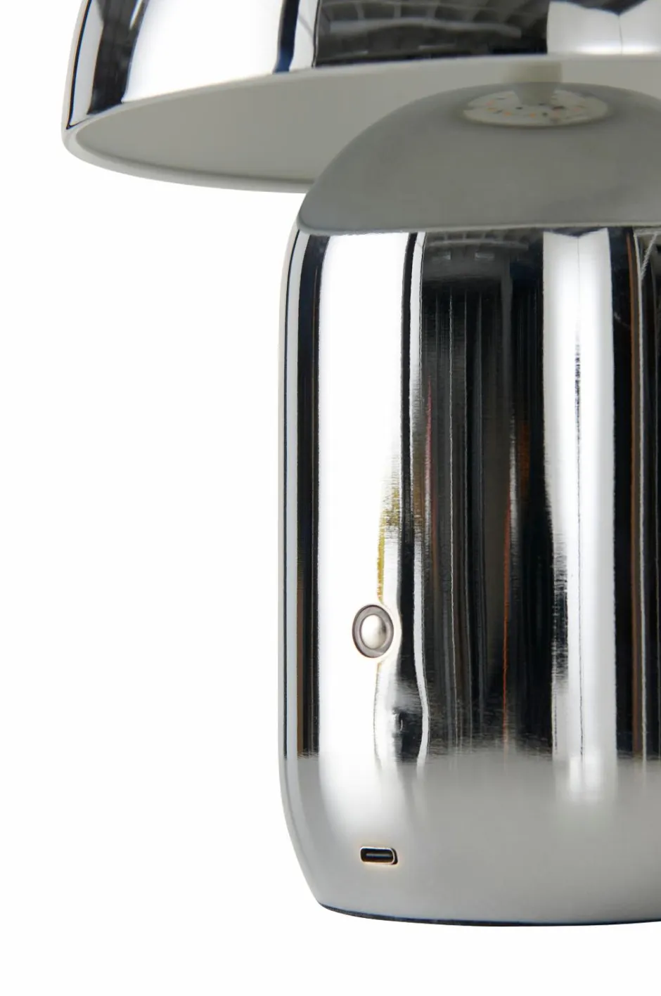 Best Ellos Home Ted genopladelig bordlampe Krom