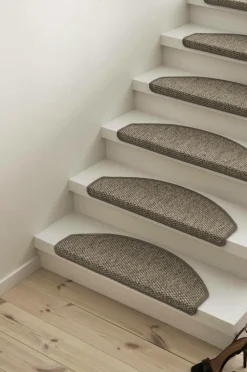 Outlet Ellos Home Trappetrinsmåtte Solna 12-pak Mørk beige