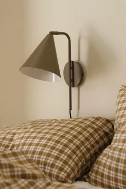 Discount Ellos Home Væglampe Noah Olivengrøn