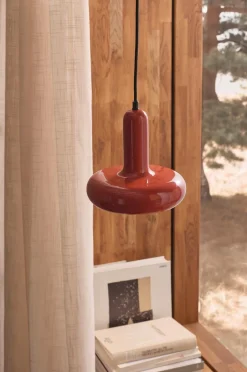 Outlet Ellos Home Vindueslampe Ebba Lys rød