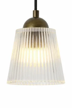 Hot Ellos Home Vindueslampe Colin Klart glas/antikbrun
