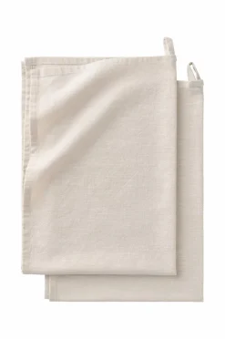 Hot Ellos Home Viskestykke Ramona Uni 2-pak Lys beige