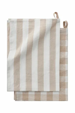 Discount Ellos Home Viskestykke Minna 2-pak Cement 14-0708tcx
